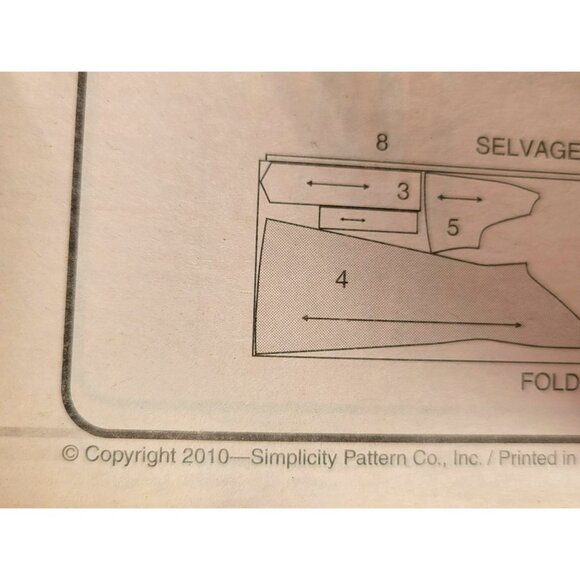 Simplicity Misses Wrap Blouse Dress Pants Pattern #0494 Size 16 - 24 Uncut - Picture 4 of 4